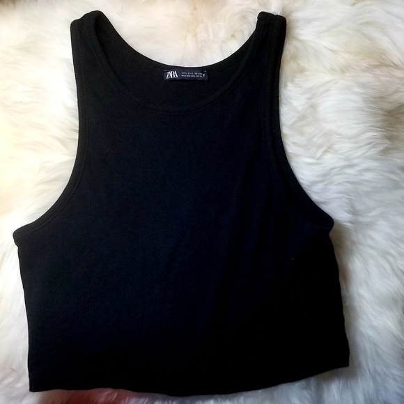 ZARA Ribbed crop tops - Picture 5 of 5